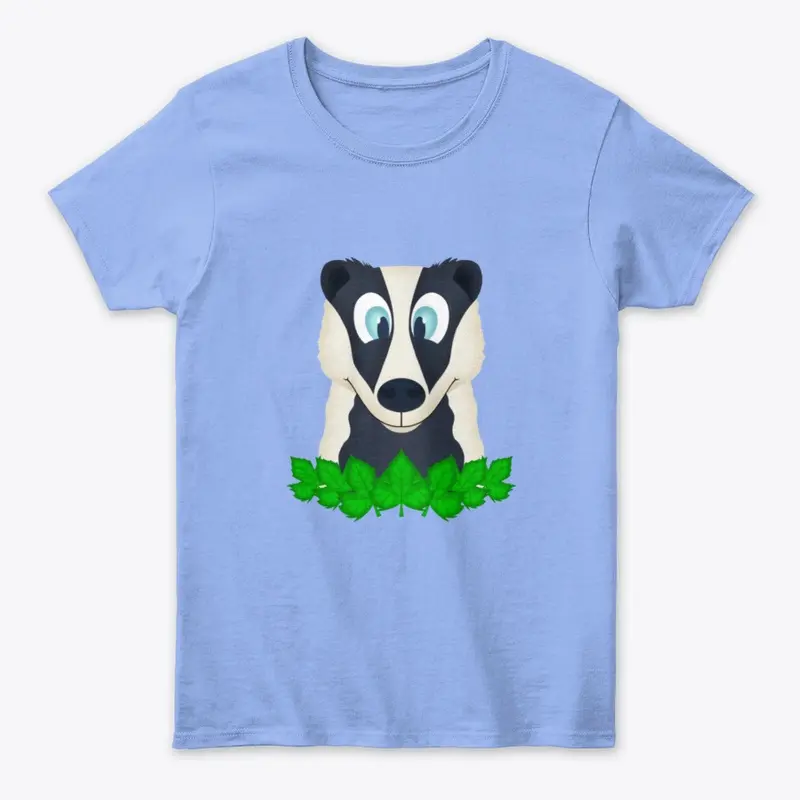 Cute Woodland Badger Women's Classic Tee