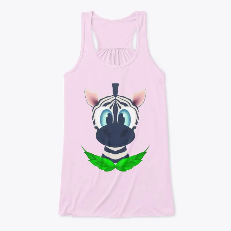 Cute Zebra Women's Flowy Tank Top