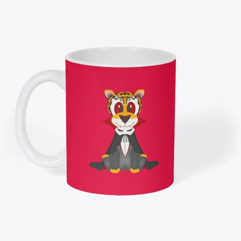 Halloween Tiger Vampire Mug