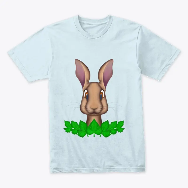 Cute Woodland Hare Men's Premium Tee