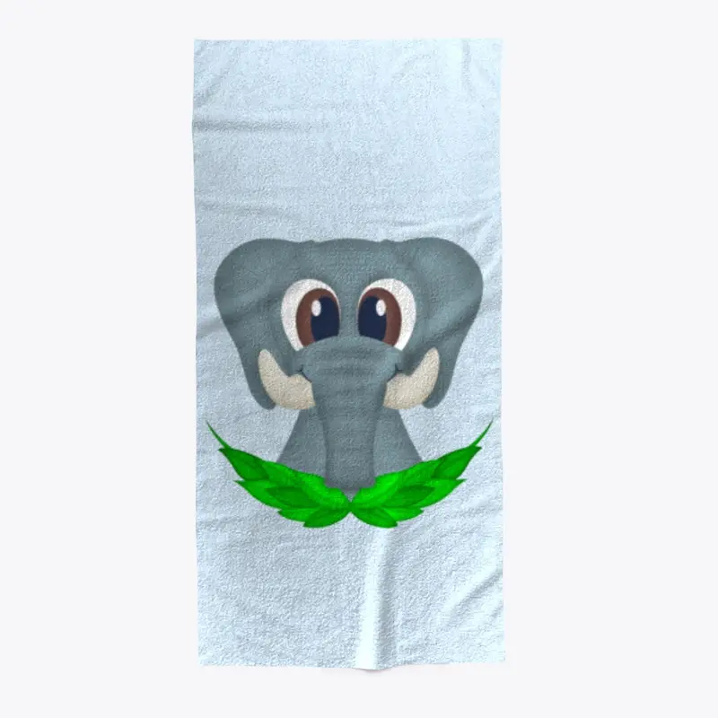 Cute Elephant Beach Towel