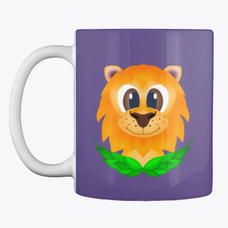 Cute Lion Jungle Mug