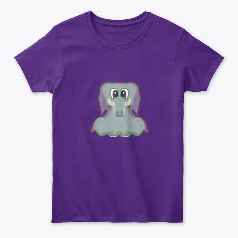 Halloween Elephant Ghost Women's Tee