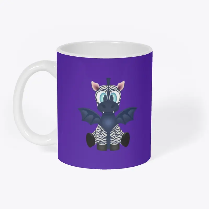 Halloween Zebra Bat Mug