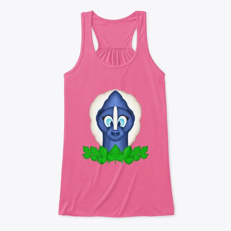 Cute Woodland Skunk Flowy Tank Top