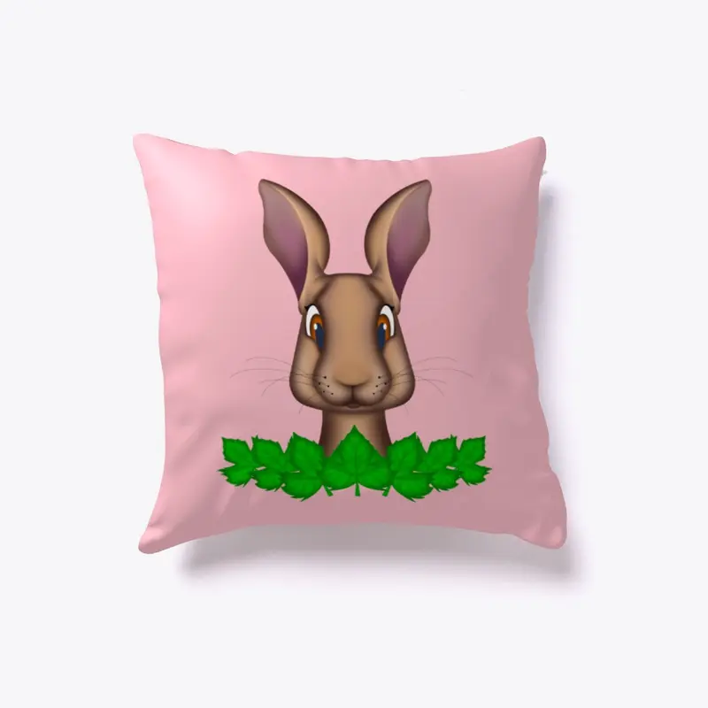 Cute Woodland Hare Indoor Pillow