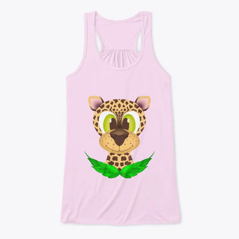 Cute Leopard Women's Flowy Tank