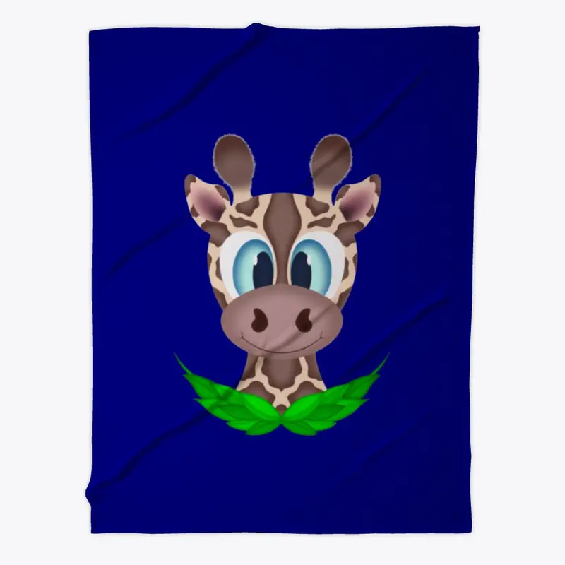 Cute Giraffe Fleece Blanket