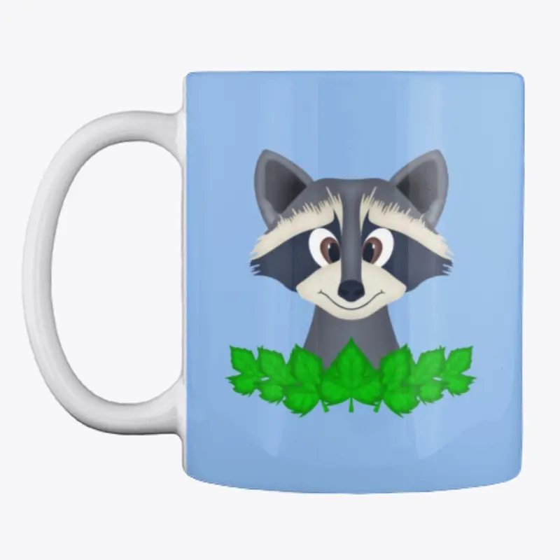 Cute Woodland Racoon Mug