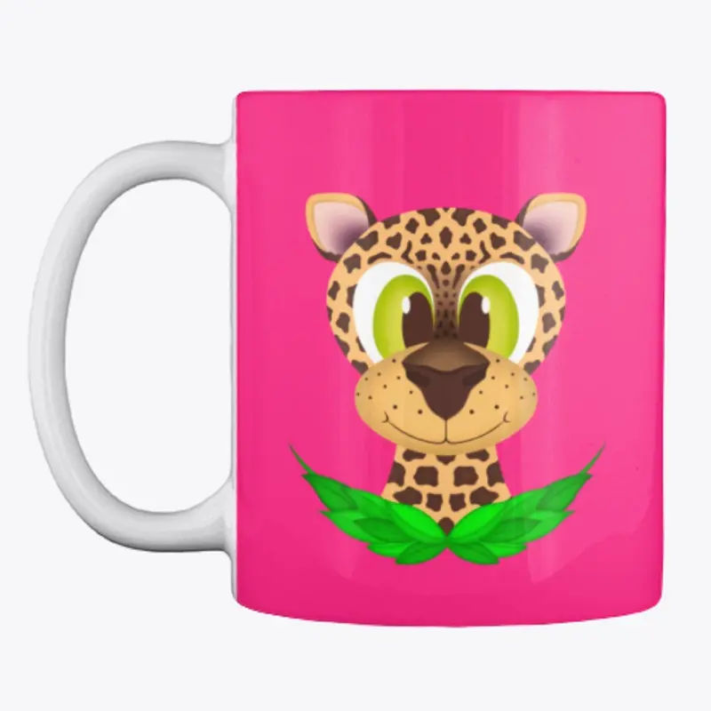 Cute Leopard Jungle Mug