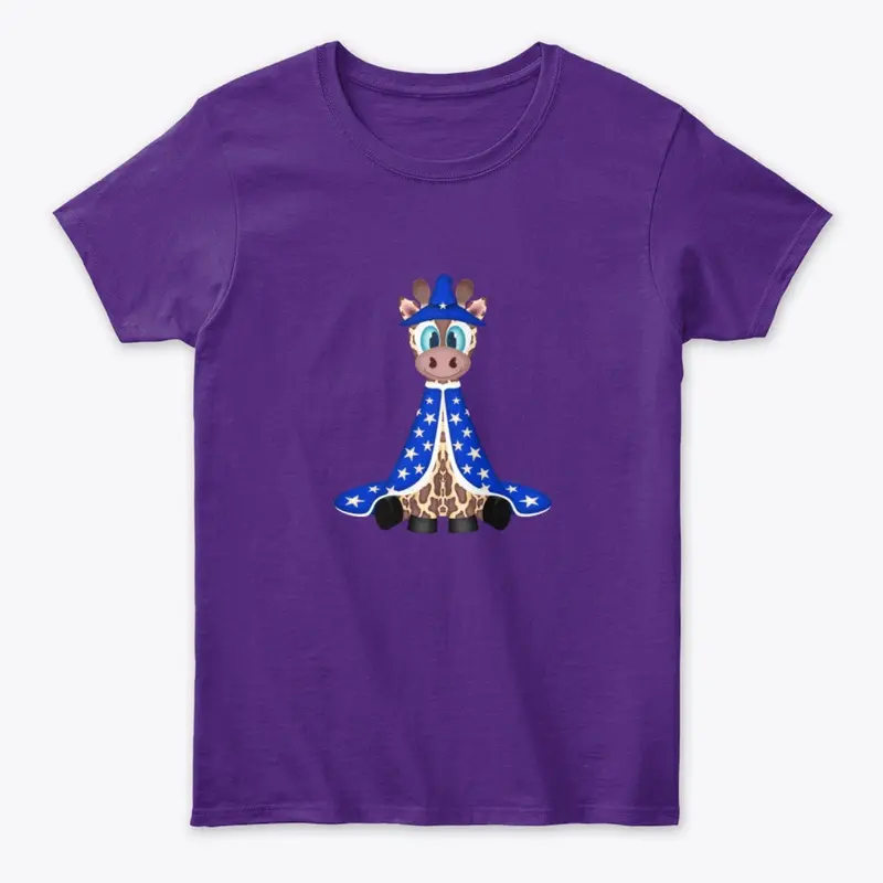 Halloween Giraffe Wizard Women's Tee