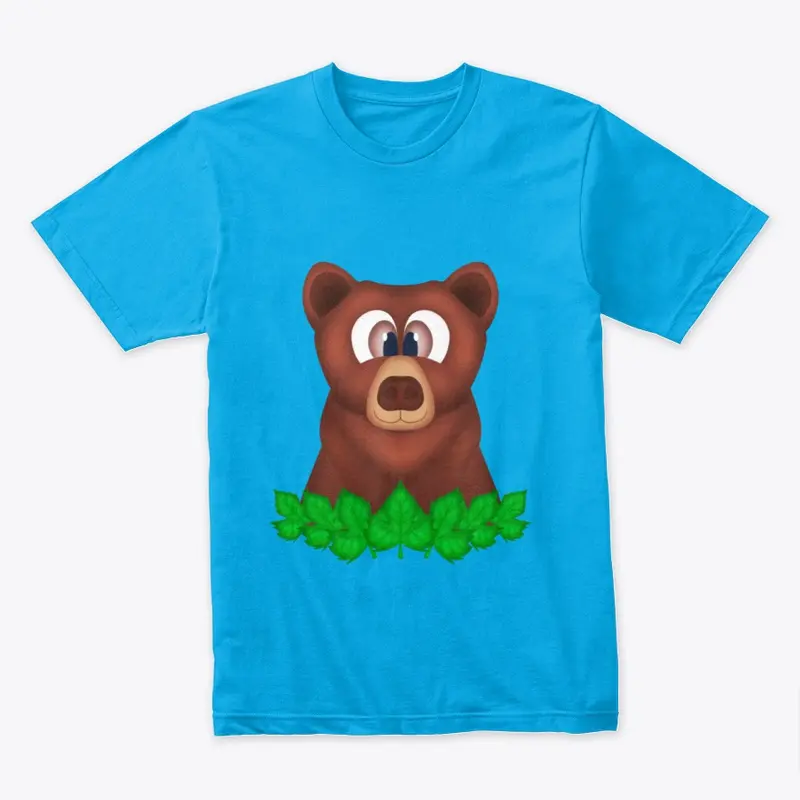 Cute Woodland Bear Men's Premium Tee