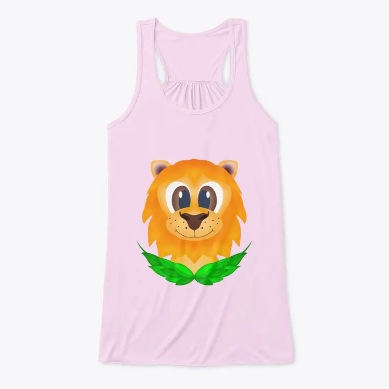 Cute Lion Women's Flowy Tank Top