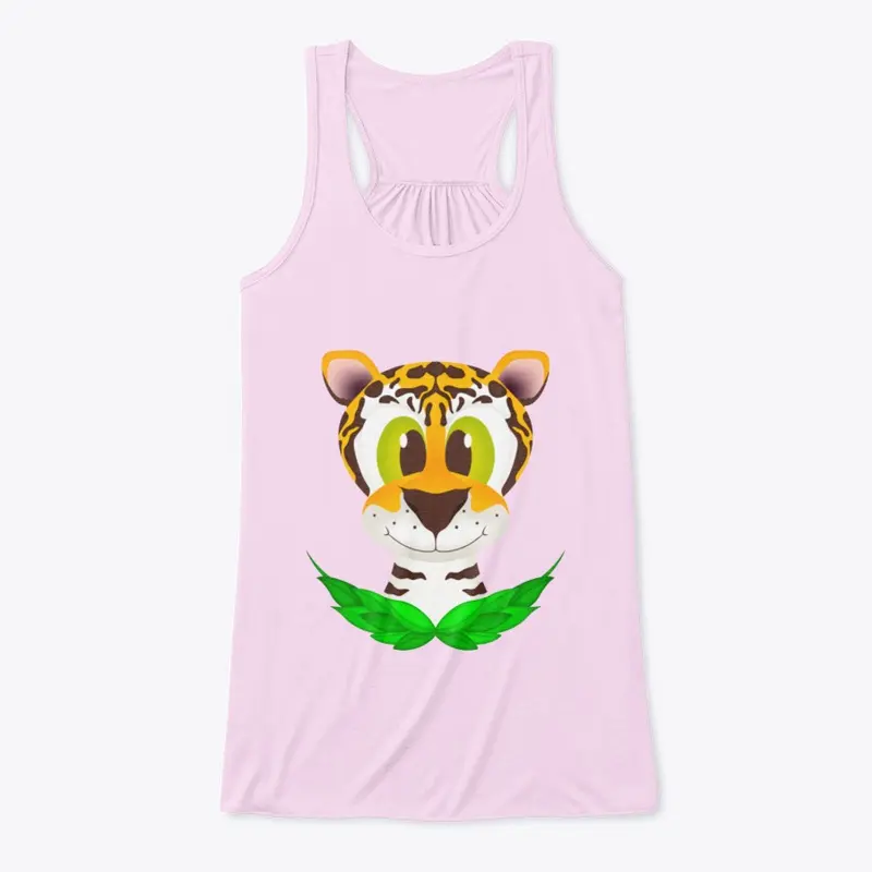 Cute Tiger Flowy Women's Tank Top