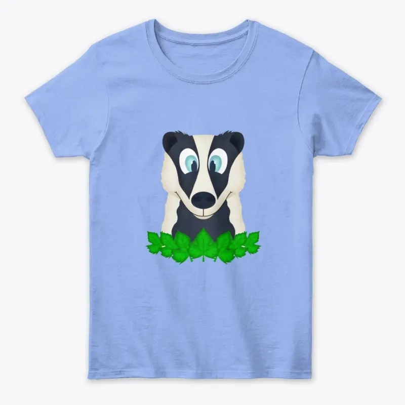 Cute Woodland Badger Women's Classic Tee