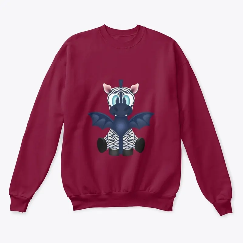 Halloween Zebra Bat Sweatshirt