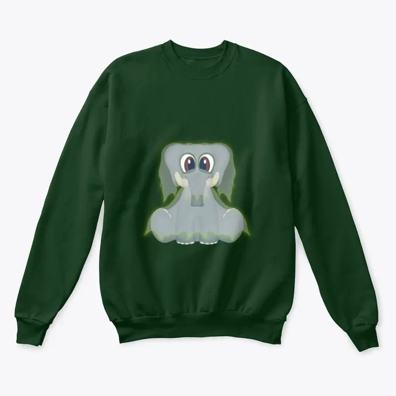 Halloween Elephant Ghost Sweatshirt