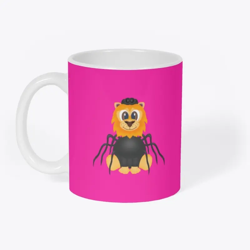 Halloween Lion Spider Mug