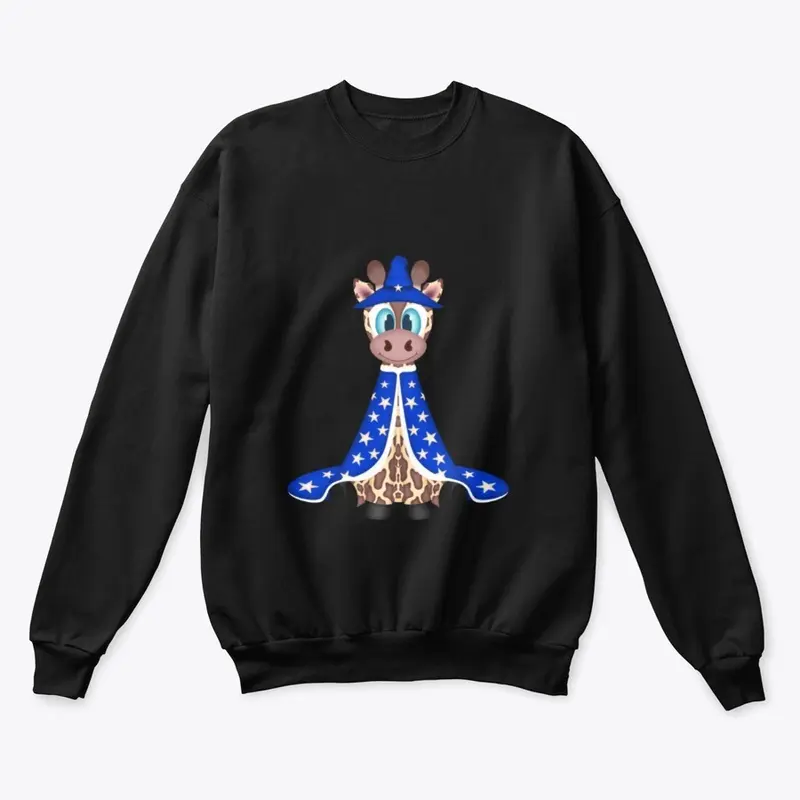 Halloween Giraffe Wizard Sweatshirt