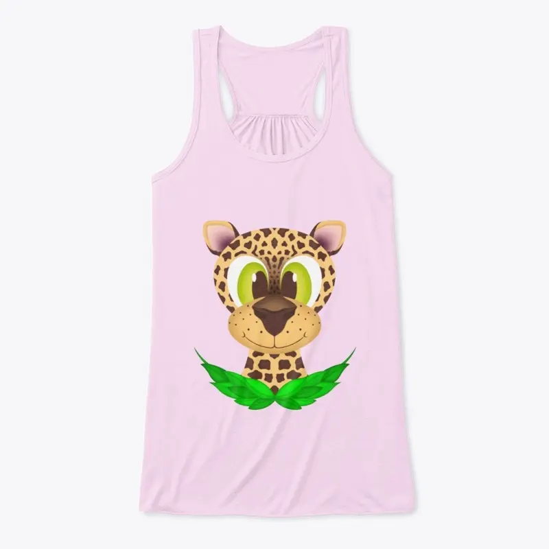 Cute Leopard Women's Flowy Tank