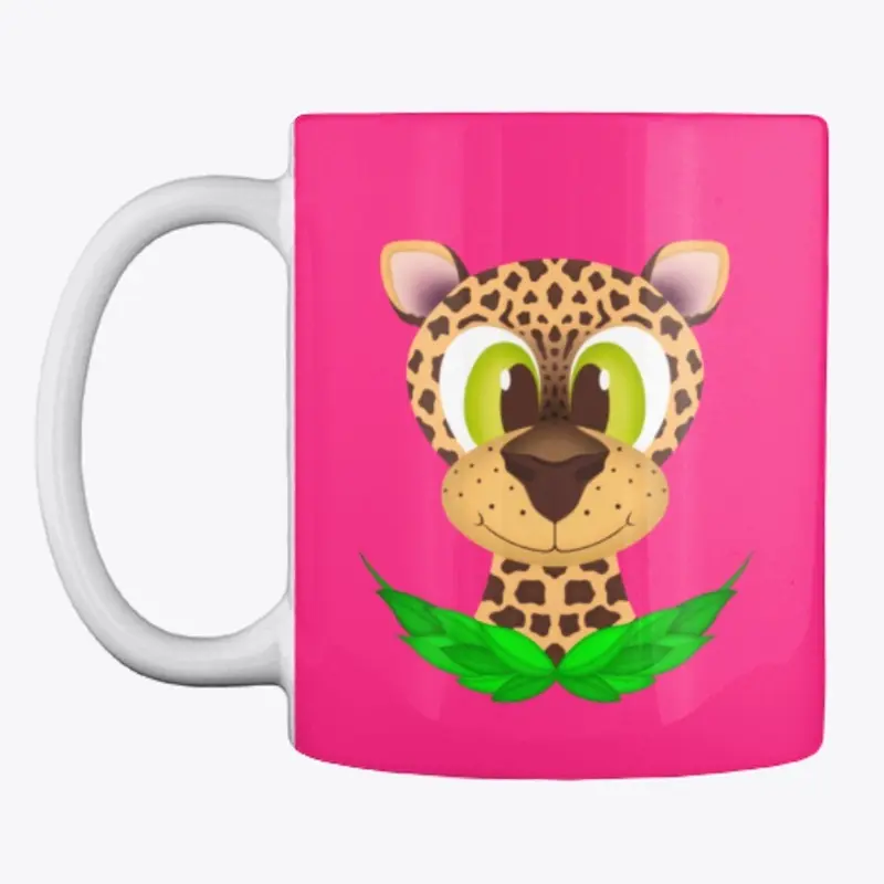 Cute Leopard Jungle Mug