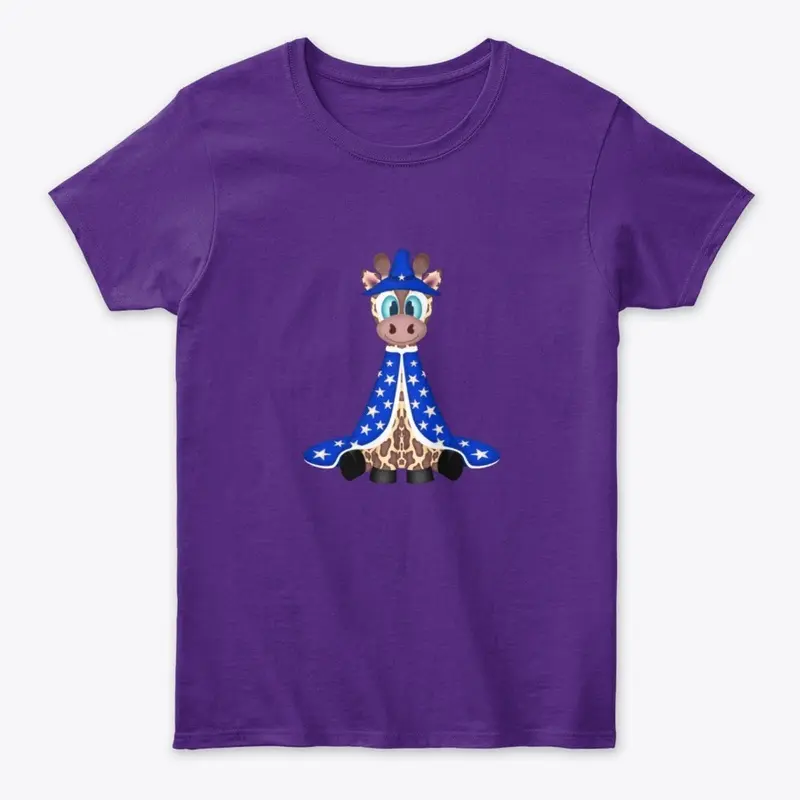 Halloween Giraffe Wizard Women's Tee