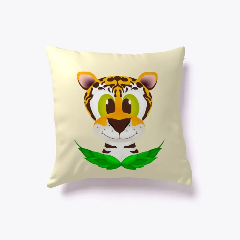 Cute Tiger Indoor Pillow