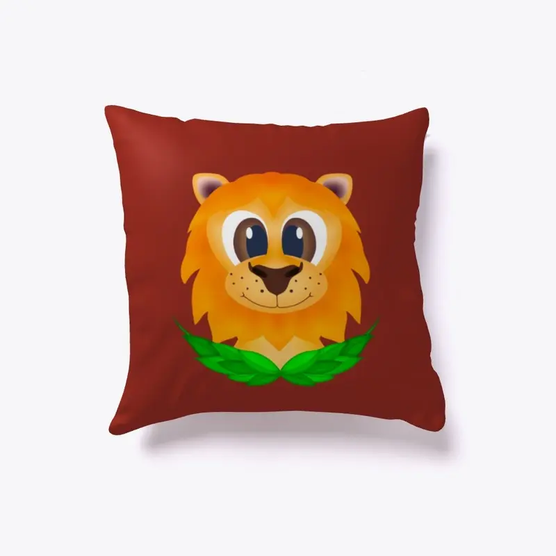 Cute Lion Indoor Pillow