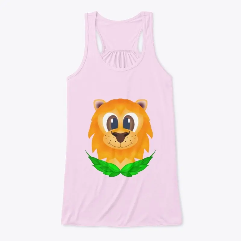 Cute Lion Women's Flowy Tank Top