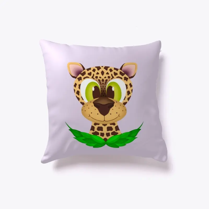 Cute Leopard Indoor Pillow