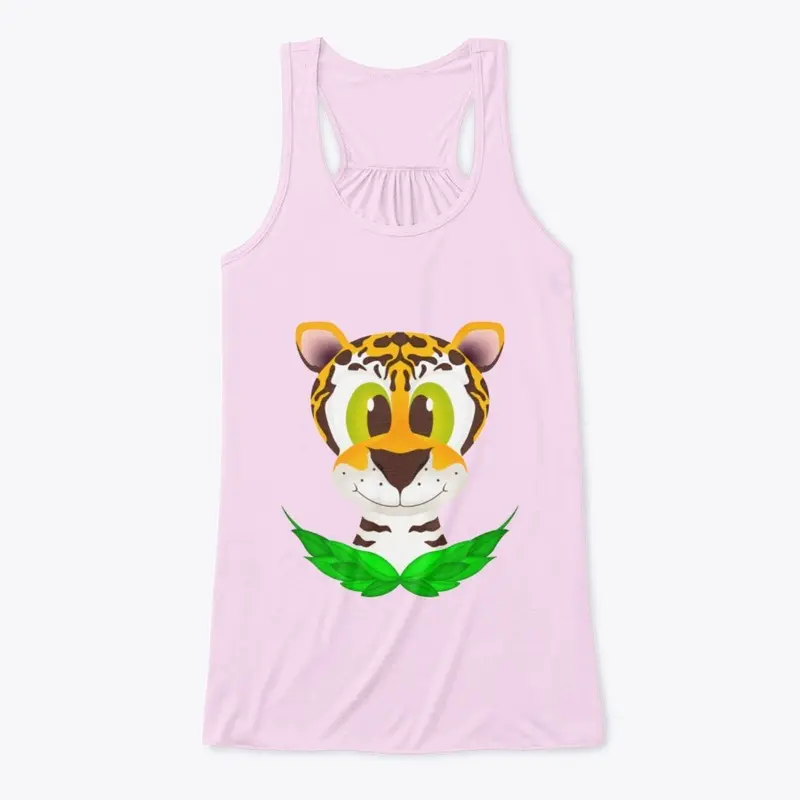 Cute Tiger Flowy Women's Tank Top